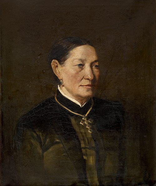 Portrait of a Woman, 1884, Charles Félu