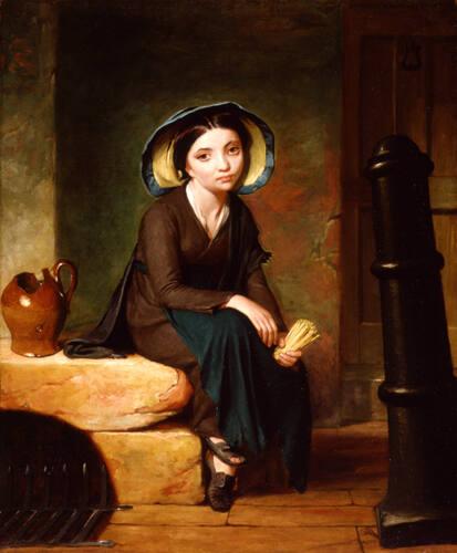 The Match Girl, 1834, George Whiting Flagg