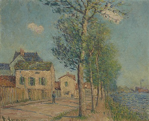 Le Chemin au bord de la rivière, , Gustave Loiseau