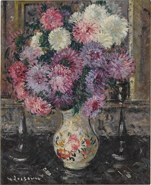 Vase of flowers, , Gustave Loiseau