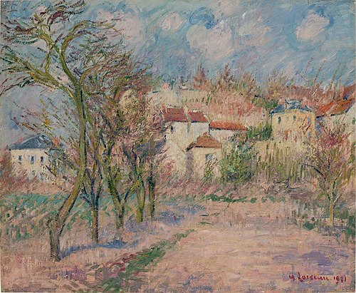 Orchard in Hérouville (Seine-et-Oise), , Gustave Loiseau