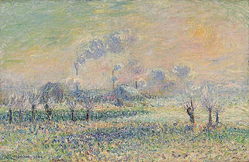 Hoarfrost at Pontoise, 1906, Gustave Loiseau