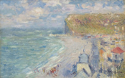 The Beach at Fécamp, 1910, Gustave Loiseau