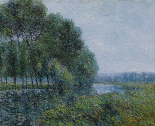 Au bord d'Eure en printemps, 1900, Gustave Loiseau