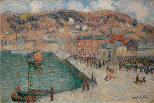 FÉCAMP, HÔTEL AUBERT, 1925, Gustave Loiseau
