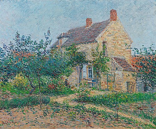 La maison de la mère XIV, Nesles-la-Vallée, 1898, Gustave Loiseau