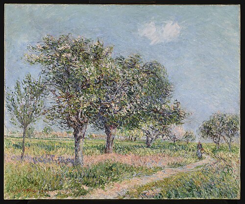 Pommiers en fleurs en Normandie, 1903, Gustave Loiseau