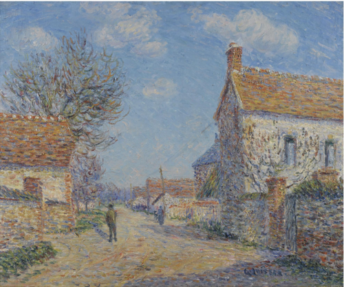 RUE DE SAINT CYR, SOLEIL, 1900, Gustave Loiseau
