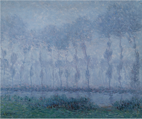 BRUME SUR L’EURE, SAINT-CYR, 1900, Gustave Loiseau
