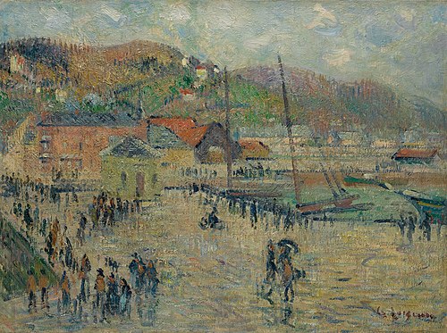 Le Grand Quai, Fécamp, 1925, Gustave Loiseau