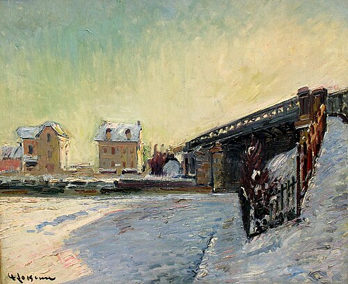 Le pont de Saint-Ouen, , Gustave Loiseau