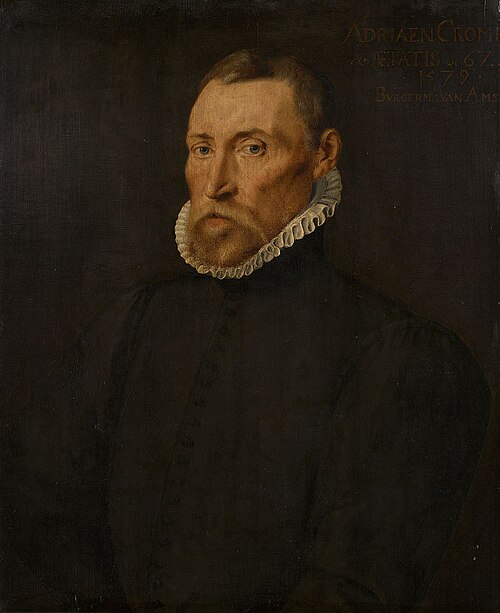 Portrait of Adriaen Cromhout (d.1588), 1579, Dirck Barendsz