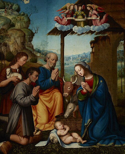 L’Adoration des bergers, 1520, Tommaso Lunetti