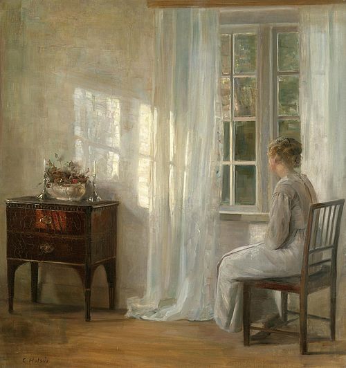 La femme à la fenêtre, 1935, Carl Holsøe