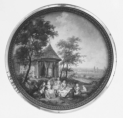 A Picnic, 1766, Edmé Charles de Lioux de Savig