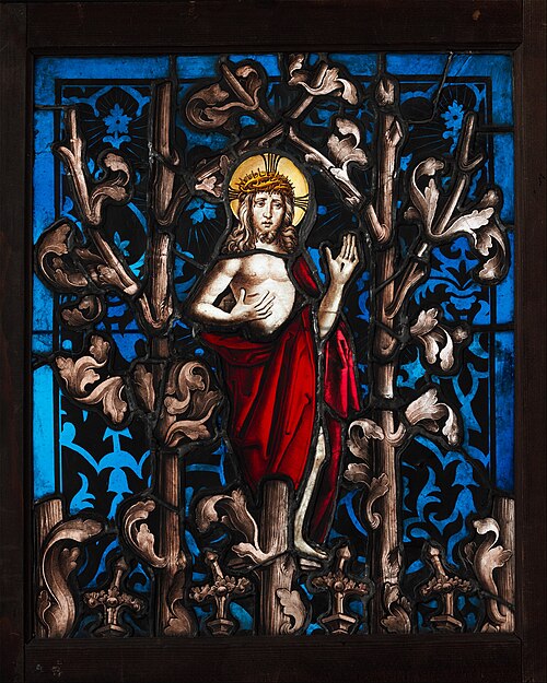 Man of Sorrows, 1480, Master of the Lautenbach Altar