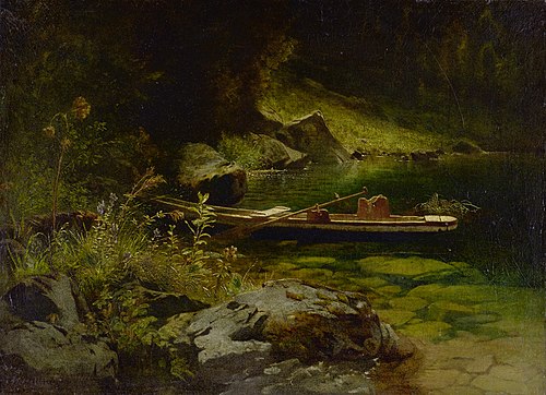 Studie vom Königssee, 1870, Johann Friedrich Hennings