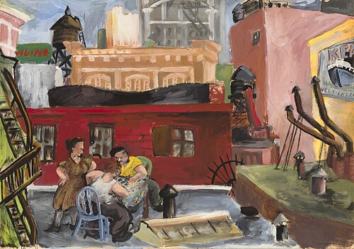 Card Game, 1940, Frances Hart