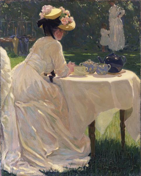 In the Garden, 1909, Frederick F. Fursman