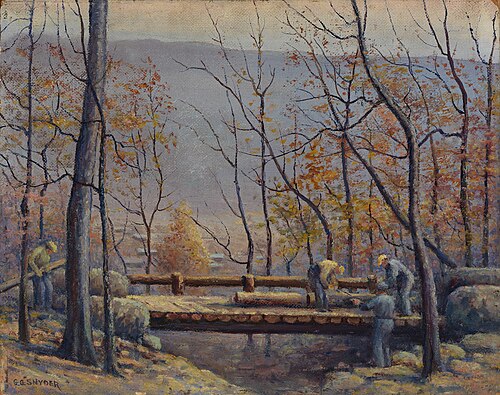 Bridge Building, 1937, G. G. Snyder
