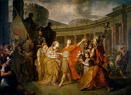 Farewell of Hector and Andromache, 1773, Anton Losenko
