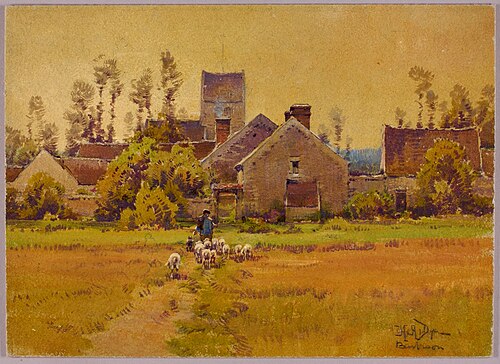French Village, 1901, H. Anthony Dyer