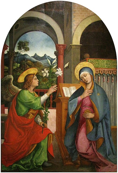 L'Annonciation, 1510, Costantino Zelli