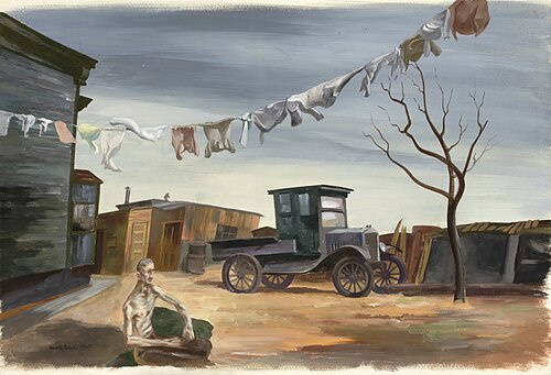 Sunbath, 1940, Harold Black