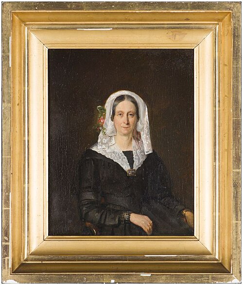 Portret van Geertruid de Wendt, 1845, Douwe Hansma