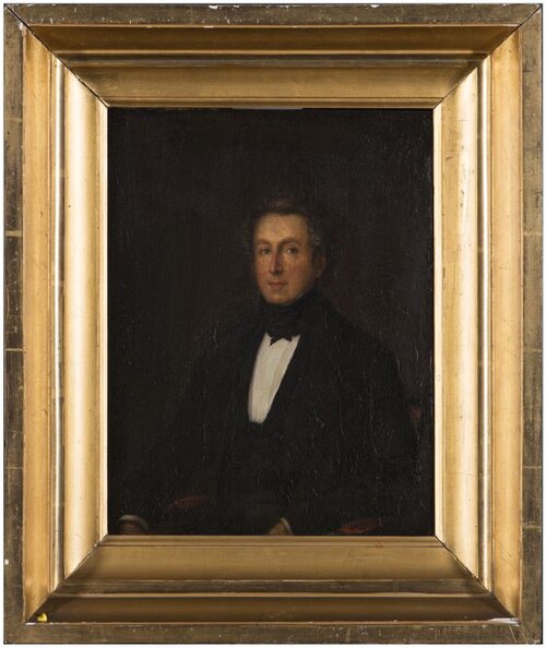 Portret van Maurits Pico Diederik baron van Sytzama, 1845, Douwe Hansma