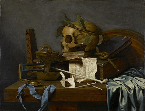 Vanitas Still Life, 1640, Hendrick Andriessen