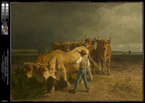 L'approche de l'orage, 1860, Constant Troyon