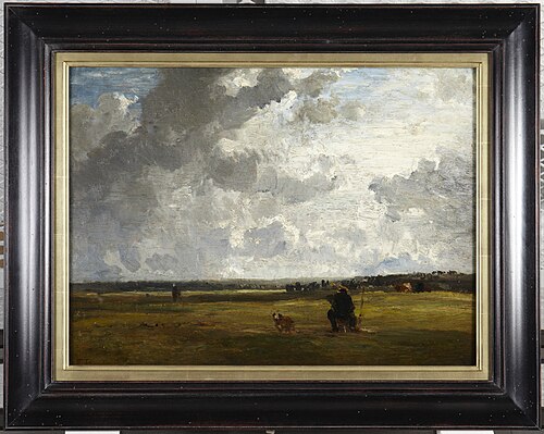 Landscape with Painter at Easel, , Constant Troyon