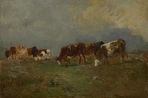 Weide met koeien, 1845, Constant Troyon