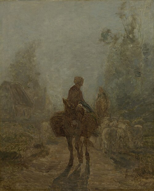 Terugkeer van de markt, 1859, Constant Troyon