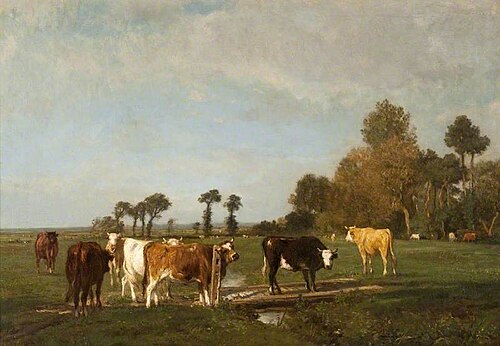 Landscape and Cattle, , Constant Troyon