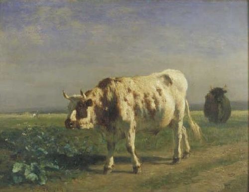The white bull, 1850, Constant Troyon