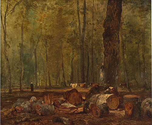 A Wooded Landscape, 1850, Constant Troyon