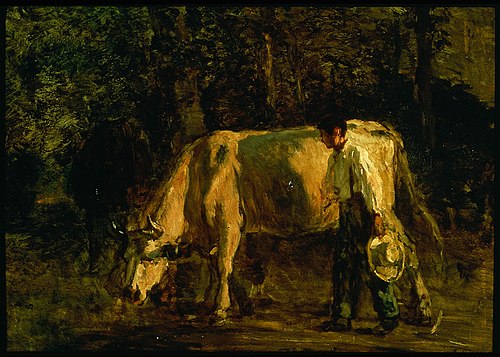 Cows and Cowherd, , Constant Troyon