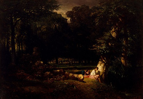 The Bathers (Clearing in the Forest), 1842, Constant Troyon