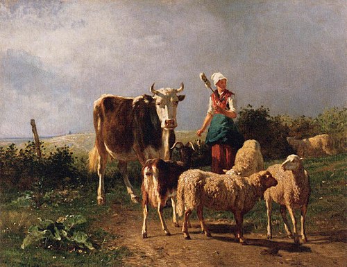 Le Petit Troupeau, 1850, Constant Troyon