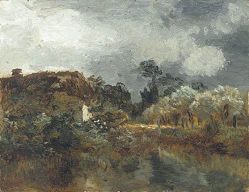 Landschaftsstudie, 1860, Constant Troyon