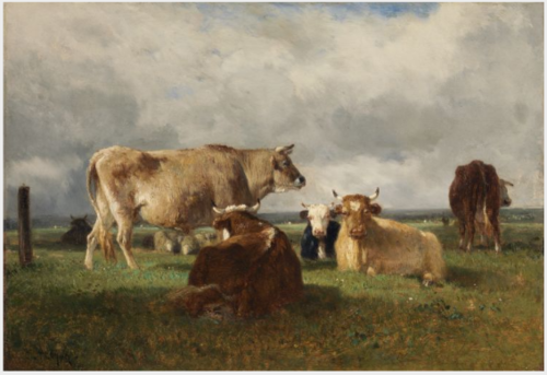 Cattle and Sheep, 1857, Constant Troyon