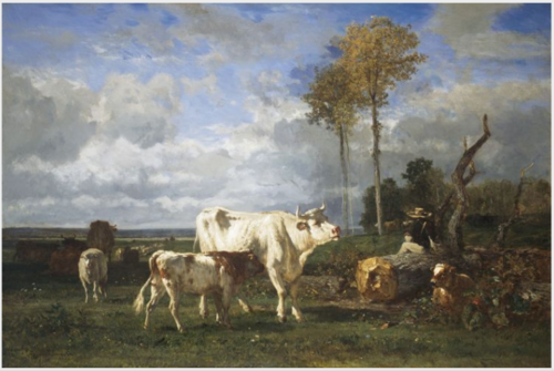 Valley of the Tocques, 1855, Constant Troyon