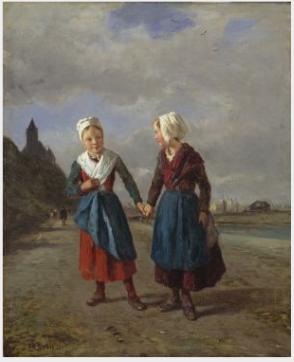 Two Young Girls, 1852, Constant Troyon