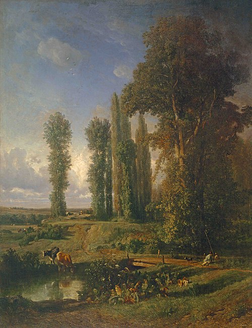 A Last Summer Day, Normandy, , Constant Troyon