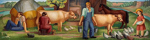 Rural Scene, Wakarusa Valley, 1941, I. Bianucci