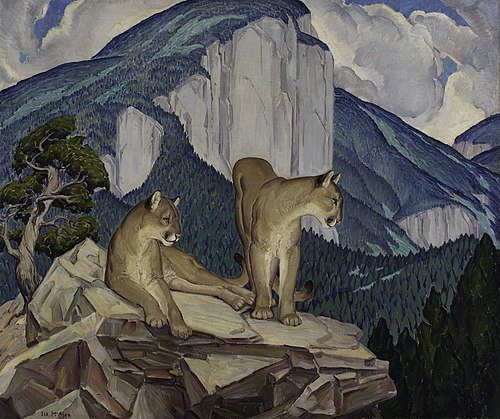Mountain Lions, 1933, Ila McAfee Turner