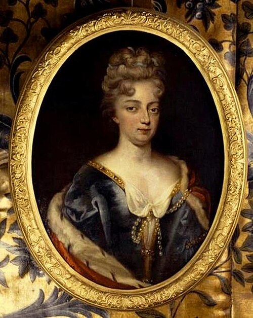Portrait of Marie Louise van Hessen Kassel (1688-1765), 1711, Lancelot Volders