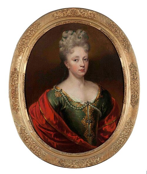 Portrait of Tjallinga Aedonia van Eysinga (1690-1733), 1710, Lancelot Volders